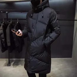 Herren-Daunenparkas NONEAIR männer Hohe Qualität Mit Kapuze Jacke Schwarz Mode Winter Jacke Männer Marke Kleidung 2023 Neue Parka Männer Dicke Warme lange Mäntel J231117