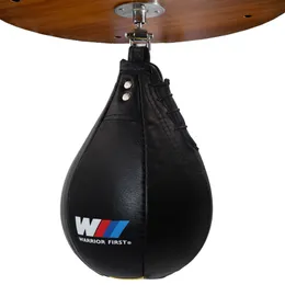 Punching Balls Genuine Leather Boxing Ball Hanging Type Adult Decompression Artifact Vent Movement Child Training Speedball PU Fitness Products 230417