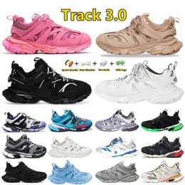 Track 3.0 Paris Casual Designer Women Mens Outdoors Buty oświetlone Gomma Skórzane Trainer Nylonowe trampki platformowe 35-45