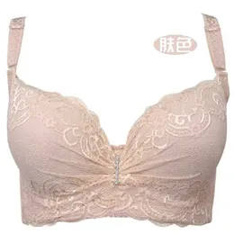 Bras Thin Bra Cup Adjustable Push Up Bra Side Gathering Furu Mm Large C Cup E Cup Women Underwear Fitted Size P230417