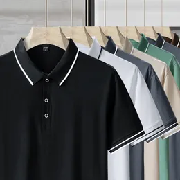 Męska koszula Polos Men Polo Letni Business Casua Turn T-shirt TOP Męs