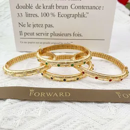 Klassischer Designer-Armbandschmuck, Buccellati-Schmuck, italienischer Palaststil, strukturiertes Emed-Gold, elegantes Armband mit Intarsien, gebogene, gebürstete Blumenarmbänder für Damen