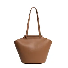 Сумка-тоут на одно плечо, кожаная сумка большой вместимости, весна/лето 2023, новая женская сумка-ведро, сумка подмышки, женская сумка на одно плечо
