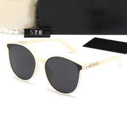 Designer Sunglasses For Women Sunglass and Men Fashion Model Special UV 400 Protection Letter Big Leg Double Beam Frame Outdoor Brands Design Eyewear 578