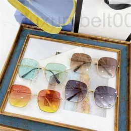 Designer-Sonnenbrille Neue Sonnenbrille mit quadratischem Rahmen, superleichtem Pferdeverschluss, Lu Han Ni-Sonnenbrille NRY2