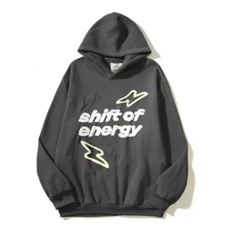 رجال Swoodies Sweatshirts عتيقة الشارع العالي الشارع تحول من الطاقة الصوف محرك للجنسين روبا hombre y2k baggy المخمل كبير 231117