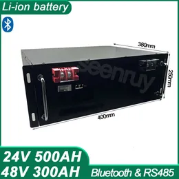 충전기 리튬 폴리머 배터리 배터리 Bluetooth App BMS RS485를위한 24V 500AH 48V 300AH Li-ion UPS 인버터 태양 에너지 저장