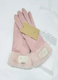 Мужские зимние дизайнерские кожаные перчатки, теплые, мягкие, черные, брендовые, мужские варежки, перчатки для верховой езды на лыжах, 5011971684