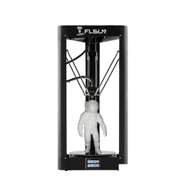 Drukarki Flsun QQ-Pro wstępnie zmontowany Triangar 3D Printer Printing Rozmiar 255x360mm platforma szklana motic wyrównanie dotknij del dhsny