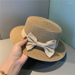 Wide Brim Hats 2023 Elegant Top Hat Summer Beach Sun Straw For Women Chapeau De Paille Gorro Sombreros Sol Palha Panama Cap Caps