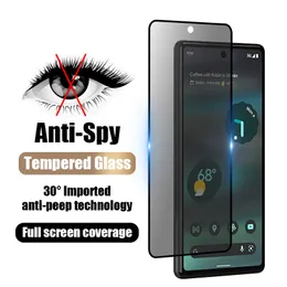 Privacy Full Cover Anti Spy Tempered Glass Phone Screen Protector Film For Google Pixel 8 Pro 7 6 5 4 3A 2 XL 7A 6A 5A 4A 5G