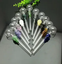Pipa da fumo Mini bong in vetro Narghilè Forma di metallo colorato Vaso di teschio di colore di vendita caldo in Europa e in America