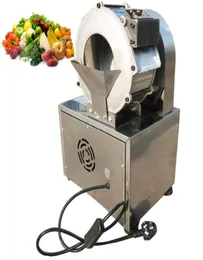 Dernière vente en acier inoxydable Machine de découpe automatique multifonction commerciale électrique pomme de terre carotte gingembre trancheuse déchiqueter V2413445