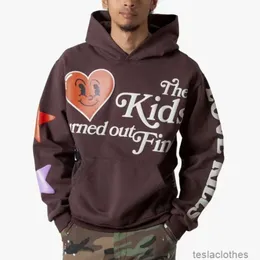 Tasarımcı Hoodie Erkek Sweatshirts Fashion Street Giyim Amerikan Modaya Ürün INS Stil Graffiti Aşk Köpük Baskısı Gevşek Gasit