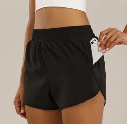 estate Pantaloncini da donna di marca Abiti da yoga Pantaloncini a vita alta Esercizio nero bianco Pantaloni corti Abbigliamento fitness Ragazze che corrono Pantaloni femminili elastici Abbigliamento sportivo di alta qualità