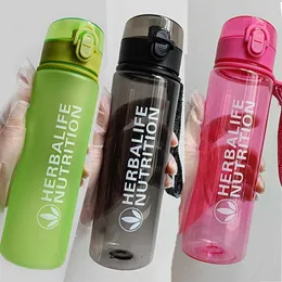 Garrafa de água 500 ml transparente fasco herbalife nutrição portátil garrafa esportiva shaker portátil garrafa de água p230324