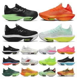 Top Alpha Fly Next% 2 Running Shoes For Men Women Zoomx Designer Ekiden Pack Prototyp Total Orange Mint Foam Volt Outdoor Offs Sneakers Storlek 36-45