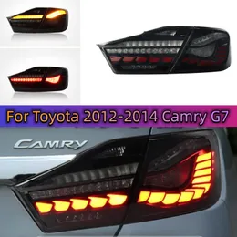 Toyota için Araba Led Tail Işıkları Montajı 12-14 Camry G7 Ejderha Ölçekli Fren Sinyali Arka Işıklar Çalışan Sinyal