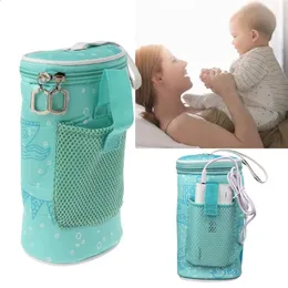 Bottle Warmers Sterilizers# USB Baby Bottle Warmer Heater Insulated Bag Travel Cup Portable In Car Heaters Drink Warm Milk Thermostat Bag For Feed born 231116