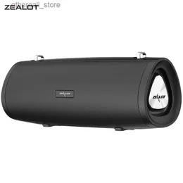 Cell Phone Speakers ZEALOT S38 High Power caixa de som bluetooth large powerful subwoofer Wireless Portable mp3 player karaoke home system music box Q231117