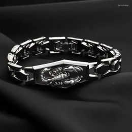 Bangle Silver Splated Metal Bracelets Men Scorpion Charms Punk Man Banles Breaks