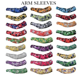 2016 whole new sports Baseball Stitches camo arm sleeves baseball Outdoor Sport Stretch camo compression arm sleeve3442331