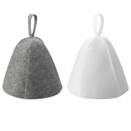 Cuffie da doccia Anti calore Cappello da sauna Addensare Feltro di lana Cuffia da doccia Turbante per capelli Cappelli per asciugare rapidamente l'asciugamano Accessori per il bagno Consegna a goccia Dhrvh