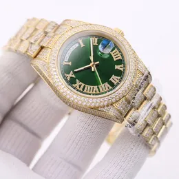Mens Diamond Watch 41 mm Mase Dial Watche Mechanical Watche Life Waterproof Washing Fashion Wristwatch Orologio di Lusso