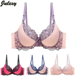 Bras Julexy Abcde Cup Women Plus Size Bra Sexy Female Brassiere bieliznę Soutien Gorge Femme Bralette Push Up Lace Bielizna P230417