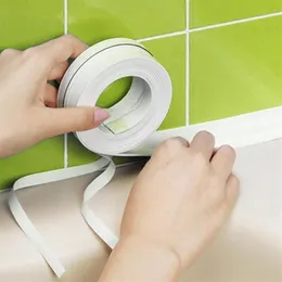 قطع من PVC Tape المطبخ المطبخ ملحقات الحمام مقاوم للماء دليل العفن الفطري ومسبح حائط متين الختم 3 2MX3 8cm 2 2cm حمام ACC288