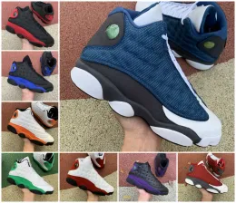 Top-Qualität Herren 13 Basketballschuhe 13s Gym Red Flint Grey Starfish White Lucky Green Jumpman Court Purple Men He Got Game Bred Chicago Playground Designer Sneakers