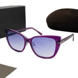 Luksusowe indywidualne lekkie lady butterfly okulary przeciwsłoneczne OUNGASS UV400 Gradient spolaryzowane soczewki Regulowane podkładki nosowe K055 57-18-140 Fullset Desi Case Gogle Gogle