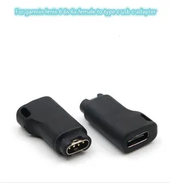 10pcslot USB Tipo C a 4pin Conector de carregador de adaptador de carregamento para Garmin Fenix 55s5x66s6x Vivoactive 3 Smart Watc4718805