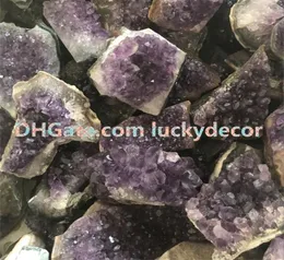 1000G górny Urugwaj ametyst kwarc geode dszczycowy próbka mineralna losowa nieregularna surowa surowa szorstka czakra leczenie fioletowe kryształy gemsto9825330