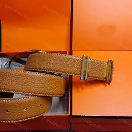 Men Women Designer Belt Buckle Leather Strap 34mm Silver Big H Buckles Designers Cowhide Belts for Mens Luxury Waistband Cintura Cinture 8 Style La Sangle yh