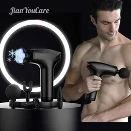 Masseur complet du corps JianYouCare pistolet de Massage à compresse froide glacée électrique haute fréquence Portable tissu profond relaxation musculaire pour la Relaxation 231113