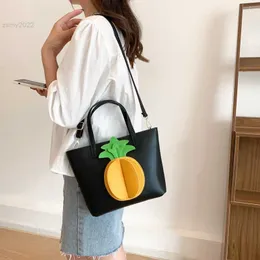 Shoulder Bags Fashion Pineapple Tote Bags for Women High Quality PU Shoulder Bag Brand Purses and Handbag Designer Crossbody Bag Cute Satchel