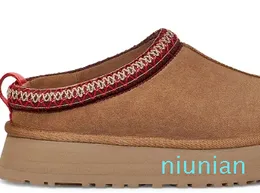 Designer de invernoUltra Mini Platforug Tasman Tazz Fur Flurry Chinelos Austrália Austrália Castanha Semente de Mostarda Bottes Pretos Mocassins Sapatos ugssboot