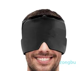 Bérets en Gel pour soulager la Migraine, chapeau de thérapie par le froid, confortable et extensible, masque pour les yeux gonflés