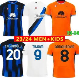 23 24 Alexis Soccer Jerseys Lautaro Thuram Barella Kit Maillot de Frattesi Final 2023 Maglie Football Shirt ثالث inters Milans Compans Men Kids