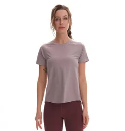 Yoga Tops Maglietta corta Running Fitness Assorbimento di umidità Camicia sportiva Casual Allmatch Abbigliamento da palestra Donna Tees6726566