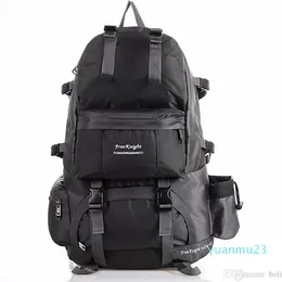 Caminhando Backpack 50l Bag de esportes de acampamento à prova d'água Big Capacity Bags ao ar livre Montanhismo 33 Mochilas de viagem escalando 256b