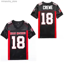 Colecionável BG Jersey de futebol americano MEAN MACHINE 18 CREWE jerseys bordado costura ao ar livre sportswear hip hop solto laranja 2020 Q231118