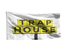 Trap House-Flaggenbanner, 90 x 150 cm, für Studentenwohnheime, Männerhöhlen, Frat-Wand, Outdoor-Flagge, 100D-Polyester-Banner, Fast 3253402