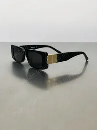 Luxus-Sonnenbrille für Damen Fashion Rectangle Brands deisnger UV400 Lens Summer Style Small Square Sonnenbrille Top-Qualität Bb0096S mit Etui