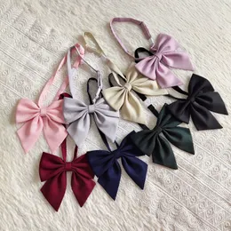Neck Ties Japanese Style Uniform JK Bow Tie Colorful Women s Shirts Bowtie School Wedding Party Bowknot Butterfly Knot Suits Accessories 230418