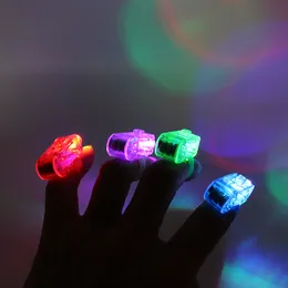 Heiße verkaufende LED-Leuchtfingerlicht-Handschuhringe, elektronisches kleines Blitzspielzeug, Nachtshow-Beifall-Artefaktspielzeug