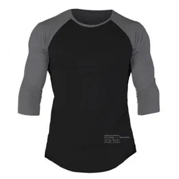 Camisetas masculinas camisetas masculinas masculino casual camiseta magra de cofre camisetas de cofre-fitness de ginástica exercícios de fitness machos de fitness panorting tee tops tops masculino crossfit roupas 230418