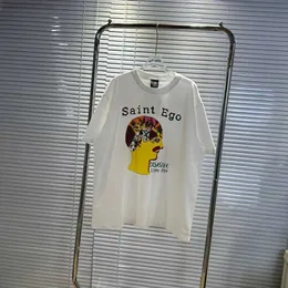 メンズTシャツメンズセントマイケルブレインメンメンズサマーTシャツ洗浄ビンテージヒップホップハイストリート品質特大ティー