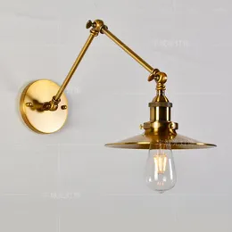 Vägglampa 5st vintage guld sovrum bredvid trappljuset wandlamp edison retro lampor armaturer